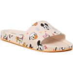 Dámské Plážové pantofle Melissa v béžové barvě ve velikosti 37 s motivem Mickey Mouse a přátelé Mickey Mouse na léto 