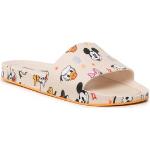 Dámské Plážové pantofle Melissa v béžové barvě ve velikosti 38 s motivem Mickey Mouse a přátelé na léto 