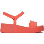 Dámské Sandály na platformě Melissa v červené barvě ve velikosti 37 na léto 
