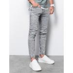 Pánské Skinny džíny Ombre Clothing v šedé barvě ve velikosti L 