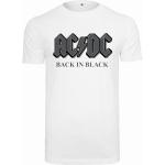 Topy MERCHCODE v bílé barvě s krátkým rukávem s motivem AC/DC 
