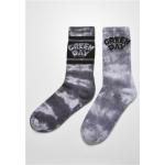 Ponožky // Merchcode / Green Day Tie Die Socks 2-Pack black/white