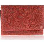 Dámské Kožené peněženky Mercucio v červené barvě z kůže ve slevě 