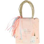 Dětské Papírové tašky v růžové barvě v třpytivém stylu s motivem Meme / Theme Jednorožec na slavnosti 