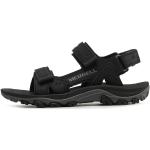 Pánské Kožené sandály Merrell v černé barvě z koženky ve velikosti 44 veganské na léto 