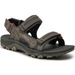Pánské Outdoor sandály Merrell v šedé barvě z koženky ve velikosti 42 veganské na léto 