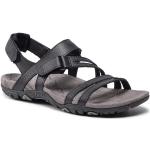 Dámské Kožené sandály Merrell v černé barvě z kůže ve velikosti 41 na léto 