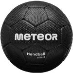 Pánské Házenkářské míče Meteor v černé barvě z gumy 