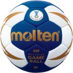 Pánské Házenkářské míče Molten v modré barvě z koženky ve slevě 