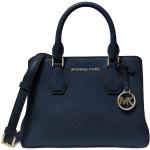 Michael Kors Camille Small Satchel Navy Gold