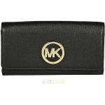 Designer Luxusní peněženky Michael Kors Fulton v černé barvě 