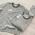 Dámské Designer Oblečení Michael Kors v šedé barvě z bavlny ve velikosti Oversize 