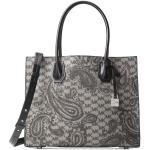Designer Luxusní kabelky Michael Kors Mercer v černé barvě s mozaikovým vzorem 