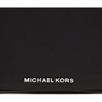 Dámské Designer Messenger tašky přes rameno Michael Kors Jet Set v černé barvě 
