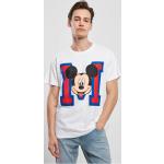 Pánská  Trička s krátkým rukávem MERCHCODE v bílé barvě v ležérním stylu ve velikosti XS s krátkým rukávem s motivem Mickey Mouse a přátelé Mickey Mouse s motivem myš ve slevě 