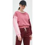 Dámská  Jarní a podzimní móda adidas v růžové barvě z bavlny ve velikosti L 