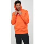 Pánské Rozepínací mikiny s kapucí adidas v oranžové barvě z bavlny ve velikosti S ve slevě 