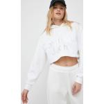 Dámské Designer Rozepínací mikiny s kapucí Calvin Klein Jeans v bílé barvě ve velikosti M 
