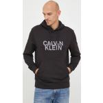 Pánské Designer Rozepínací mikiny s kapucí Calvin Klein v černé barvě z bavlny ve velikosti M ve slevě 