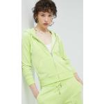 Dámské Rozepínací mikiny s kapucí Juicy Couture v zelené barvě z polyesteru ve velikosti S 