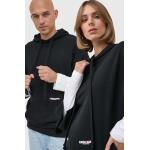 Pánské BIO Rozepínací mikiny s kapucí Karl Lagerfeld v černé barvě ve velikosti S s motivem Cara Delevingne 