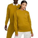 Pánská  Jarní a podzimní móda Nike v žluté barvě z bavlny ve velikosti 3 XL s kulatým výstřihem ve slevě plus size 