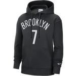 Pánské Rozepínací mikiny s kapucí Nike v černé barvě z fleecu ve velikosti L s motivem Brooklyn Nets ve slevě 