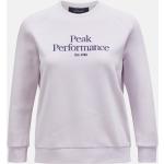 Dámská  Jarní a podzimní móda Peak Performance v růžové barvě ve velikosti XS s kulatým výstřihem 