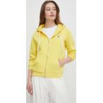 Dámské Designer Rozepínací mikiny s kapucí Polo Ralph Lauren v žluté barvě z bavlny ve velikosti L ve slevě 