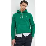 Pánské Designer Rozepínací mikiny s kapucí Polo Ralph Lauren v zelené barvě ve velikosti XXL ve slevě plus size 