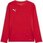 Dětské dresy Puma teamGOAL v červené barvě z polyesteru 