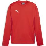 Pánské Sportovní mikiny Puma teamGOAL v červené barvě ve velikosti XXL plus size 