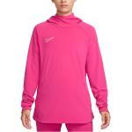 Dámské Rozepínací mikiny s kapucí Nike Academy v růžové barvě z polyesteru ve velikosti S 