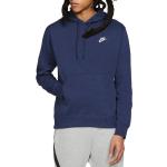 Pánské Rozepínací mikiny s kapucí Nike v modré barvě ve velikosti XXL ve slevě plus size 
