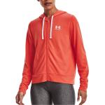 Mikina s kapucí Under Armour Riva Terry FZ Hoodie-ORG