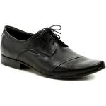 Pánská  Společenská obuv MINTAKA CZ, s.r.o. v černé barvě z kůže ve velikosti 47 na léto 