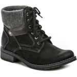 Dámské Kožené kotníkové boty MINTAKA CZ, s.r.o. v černé barvě v elegantním stylu z kůže ve velikosti 37 na zimu 
