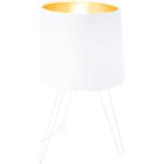 Stmívatelné lampy Qazqa v bílé barvě v moderním stylu z ocele ve slevě kompatibilní s E14 