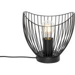 Stmívatelné lampy Qazqa v černé barvě v moderním stylu z ocele ve slevě 