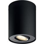 Moderní stropní bodové LED světlo HUE PILLAR, černé / Philips Hue 5633030P8
