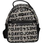 Dámské Městské batohy David Jones v černé barvě v moderním stylu z látky 