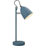 Stolní lampy v modré barvě v elegantním stylu z kovu 