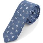 Modrá kravata s kotvičkami