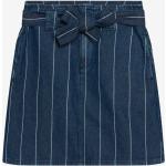 Dámské Mini sukně Orsay v modré barvě s pruhovaným vzorem z džínoviny ve velikosti XXL mini plus size 