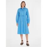 Dámské BIO Košilové šaty Tommy Hilfiger ve světle modré barvě ve velikosti S 