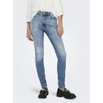 Dámské Skinny džíny ONLY v modré barvě z bavlny ve velikosti 9 XL šířka 30 délka 32 