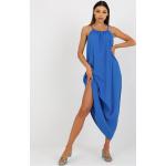 Dámské Letní šaty FashionHunters v modré barvě v ležérním stylu ve velikosti S ve slevě 