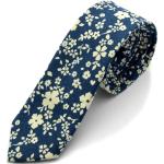 Pánské Úzké kravaty vícebarevné s květinovým vzorem 