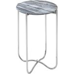 Odkládací stolky v šedé barvě v elegantním stylu z mramoru 