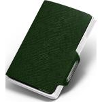 Pánské Kožené peněženky v olivové barvě v elegantním stylu z kůže s blokováním RFID 